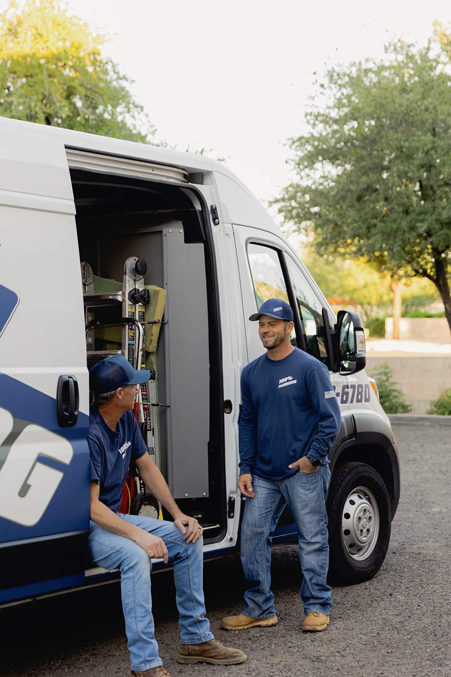100% Plumbing service truck in the Northwest Valley