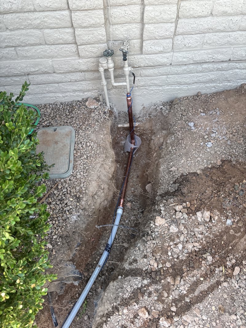 Water line replacement in Peoria AZ